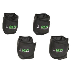 Kit Tornozeleira Caneleira De Peso 2kg 3kg 4kg 5kg - KLMASTERFITNESS