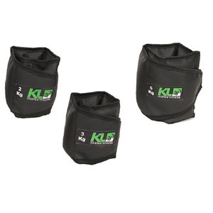 Kit Caneleira Tornozeleira De Peso 2kg 3kg 5kg - KLMASTERFITNESS