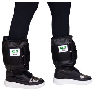Par Caneleira Tornozeleira 4 Kg Lona Ajuste Profis... - KLMASTERFITNESS