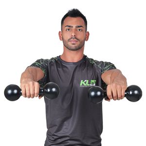 Par Peso Para Academia Emborrachado Halteres 5 Kg - KLMASTERFITNESS