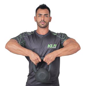 Kettlebell Pintado 16 Kg Crossfit Treinamento Func... - KLMASTERFITNESS