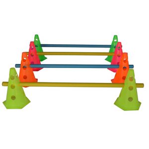 kit 4 Cones 23 Cm C/Barreiras Funcional Circuito A... - KLMASTERFITNESS