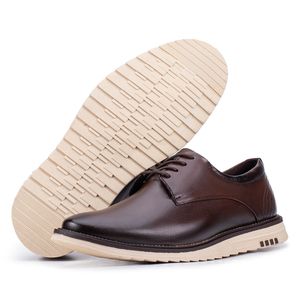 Sapato Social Bergamo Classic de Couro Marrom Kéffor 