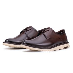 Sapato Social Bergamo Classic de Couro Marrom Kéffor 