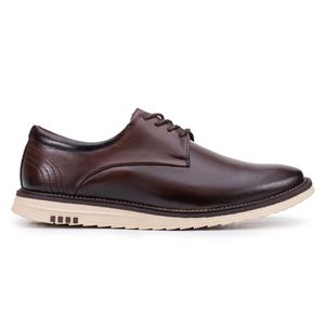Sapato Social Bergamo Classic de Couro Marrom Kéffor 