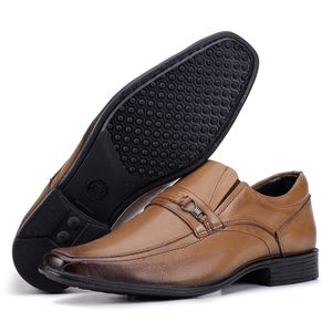 Sapato Social Linha Berlim em Couro Cor Mel Kéffor