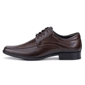 Sapato Social Linha Berlim em Couro Cor café Kéffor