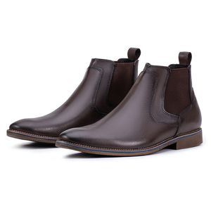 Bota social Paris em Couro Café Kéffor 