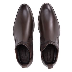 Bota social Paris em Couro Café Kéffor 