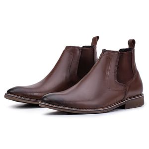 Bota social Paris em Couro Marrom Kéffor 
