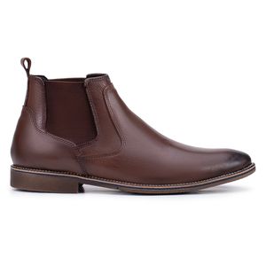Bota social Paris em Couro Marrom Kéffor 
