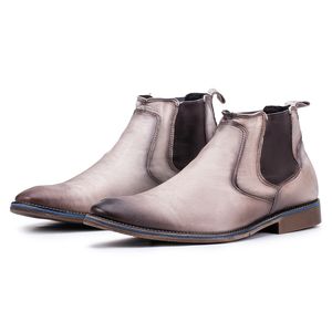 Bota social Paris em Couro Gelo Kéffor 