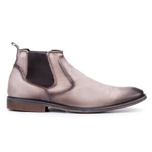 Bota social Paris em Couro Gelo Kéffor 