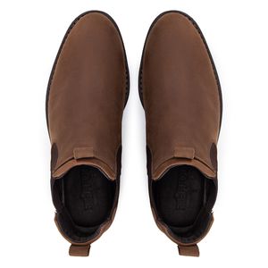 Bota Masculina Chelsea Kéffor Em Couro Legítimo Marrom 