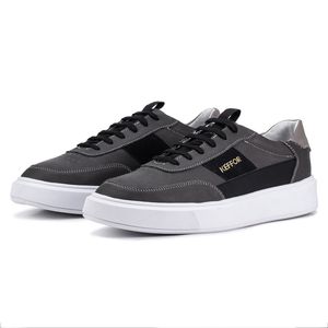 Tênis Casual Compass 315 De Couro Cinza Kéffor 