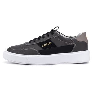 Tênis Casual Compass 315 De Couro Cinza Kéffor 
