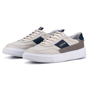 Tênis Casual Compass 315 De Couro Branco Kéffor 
