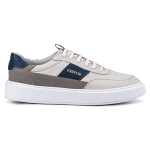Tênis Casual Compass 315 De Couro Branco Kéffor 