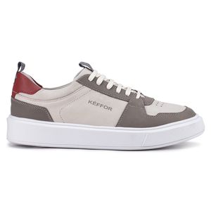 Tênis Casual Compass 320 De Couro Off White com Recortes Kéffor 