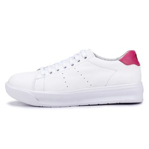 Tênis Feminino Flora Kéffor em Couro Branco e Pink