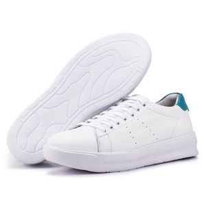 Tênis Feminino Flora Kéffor em Couro Branco e Azul