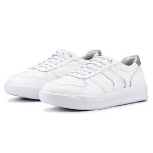 Tênis Feminino Flora Kéffor em Couro Branco 