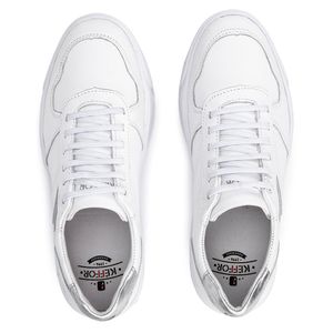 Tênis Feminino Flora Kéffor em Couro Branco 