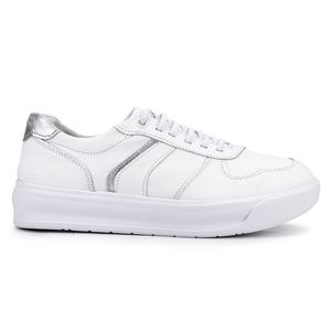 Tênis Feminino Flora Kéffor em Couro Branco 