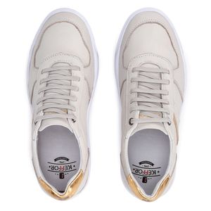 Tênis Feminino Flora Kéffor em Couro 