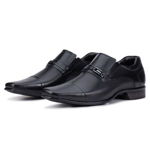 Sapato Social em Couro Preto Kéffor Linha Istambull New 