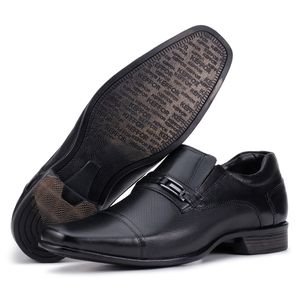 Sapato Social em Couro Preto Kéffor Linha Istambull New 