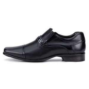 Sapato Social em Couro Preto Kéffor Linha Istambull New 