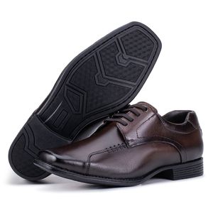 Sapato Social Masculino Em Couro Marrom Macio Metrópole New