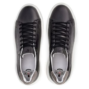 Tênis Casual Kéffor Mistral 600 De Couro Preto