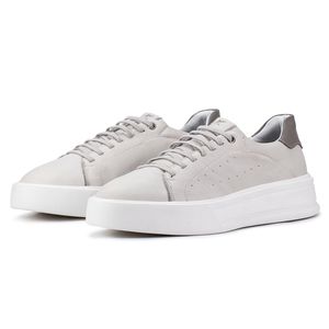 Tênis Casual Kéffor Mistral 600 De Couro Bege