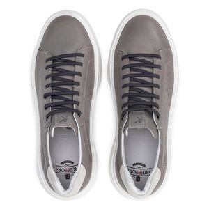 Tênis Casual Kéffor Mistral 600 De Couro Cinza