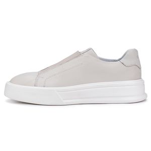 Tênis Casual Mistral 605 De Couro Off White Slip On 