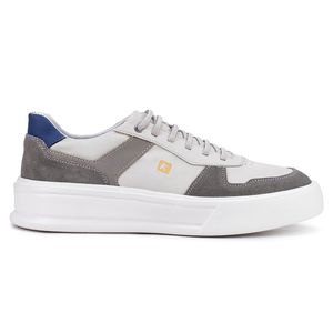 Tênis Casual Kéffor Mistral 610 De Couro Cinza 