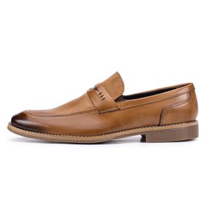 Mocassim Paris Moderno Masculino de Couro Bege 