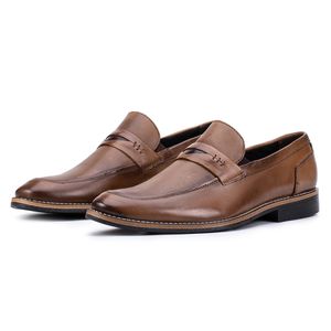 Mocassim Paris Moderno Masculino de Couro 