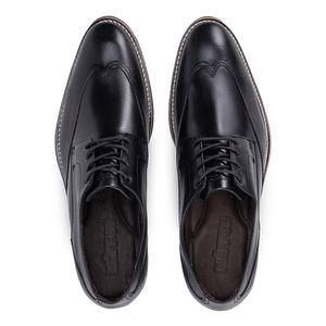Sapato Social Masculino Paris de Couro Preto
