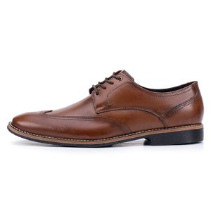 Sapato Social Masculino Paris de Couro Marrom