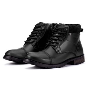Coturno em Couro Cor Preto Kéffor Masculino Linha Ranger 