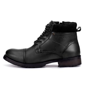 Coturno em Couro Cor Preto Kéffor Masculino Linha Ranger 