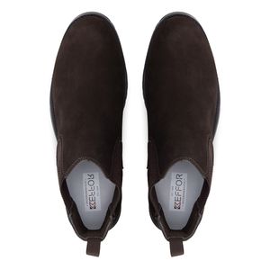 Coturno Masculino Kéffor Linha Ranger em Couro nobuck Cor Café