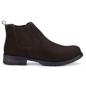 Coturno Masculino Kéffor Linha Ranger em Couro nobuck Cor Café