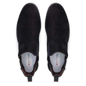 Coturno Masculino Kéffor Linha Ranger Em Couro Nobuck Cor Preto 