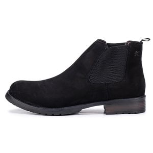 Coturno Masculino Kéffor Linha Ranger Em Couro Nobuck Cor Preto 