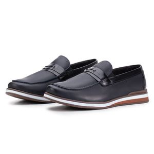 Mocassim Masculino De Couro Legítimo Trento