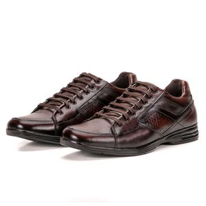 Sapato Antistress De Couro Preto Palmilha Em Gel Macio Alpha